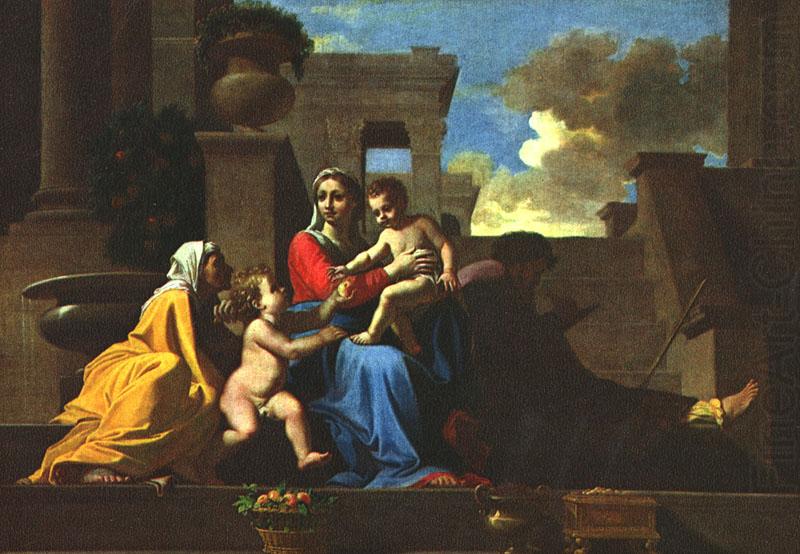 Holy Family on the Steps af, POUSSIN, Nicolas